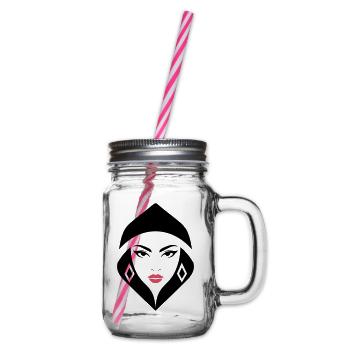 Cobra Queen – powerful, feminine, and commanding - Glass jar with handle and screw cap - clear - Right