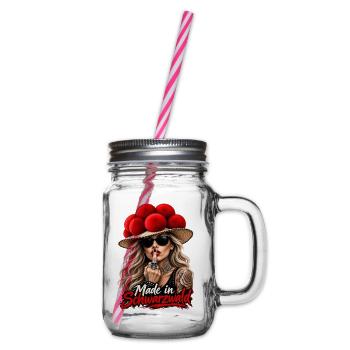 Schwarzwald Rebellin - Henkelglas mit Schraubdeckel - Klar - Rechts