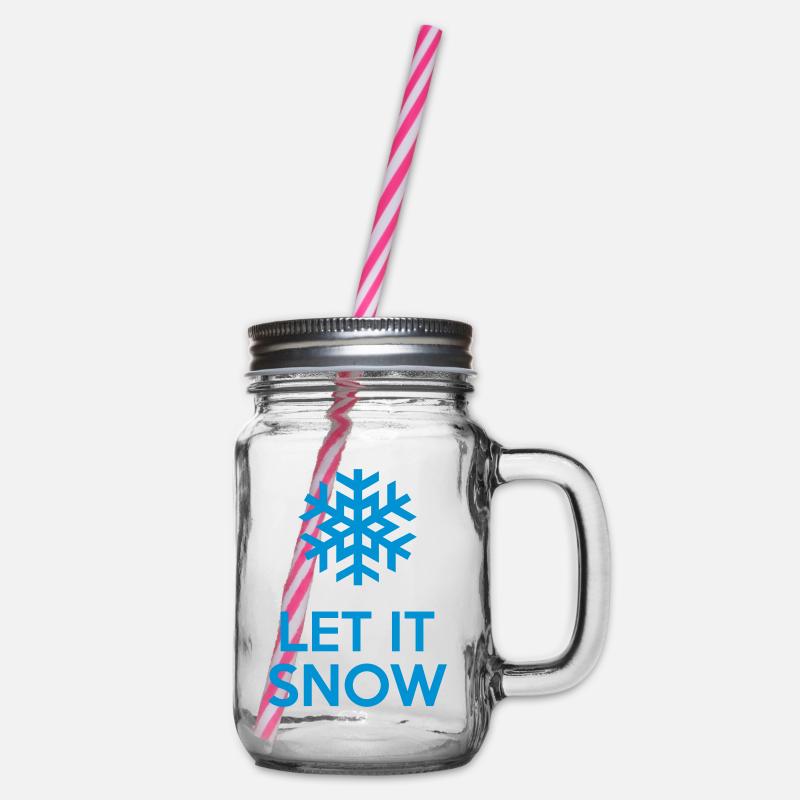Let It Snow - Bocal à boisson - transparent