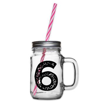 Maillot numéro 6 - Bocal à boisson - transparent - Droite