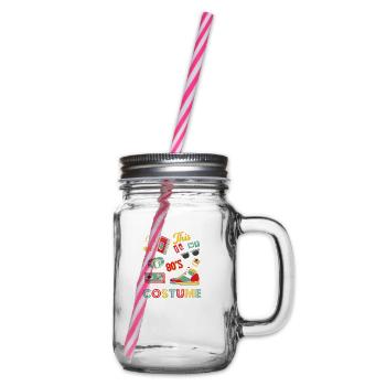 80's 90's This is My 80's Costume - Bocal à boisson - transparent - Droite