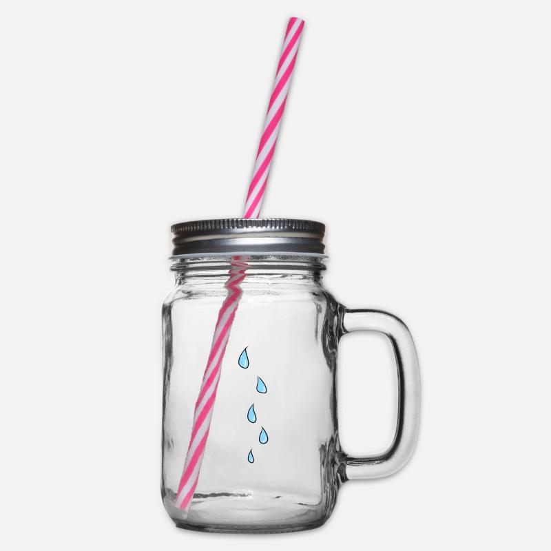 eau de nuage de pluie - Bocal à boisson - transparent