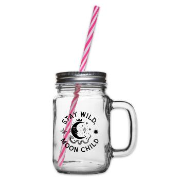 Stay Wild Moon Child - Astronomy Design - Bocal à boisson - transparent - Droite