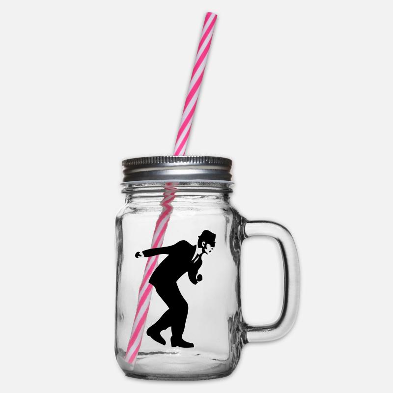 Rude Boy - Henkelglas mit Schraubdeckel - Klar
