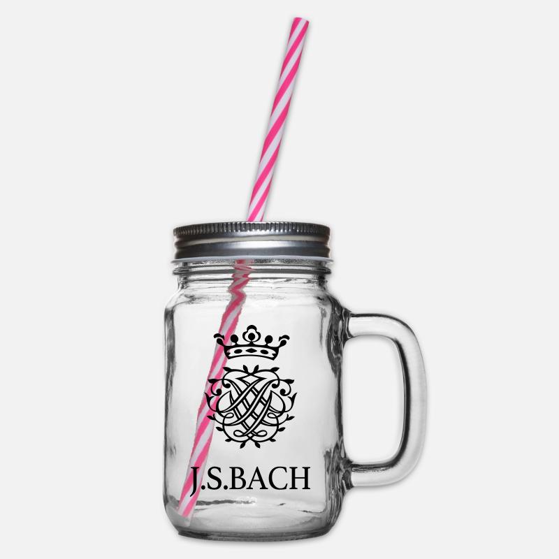 JS Bach et son sceau - Bocal à boisson - transparent