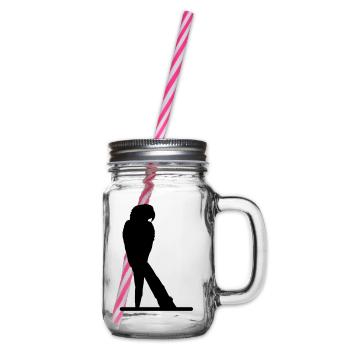 Parrot - Glass jar with handle and screw cap - clear - Right