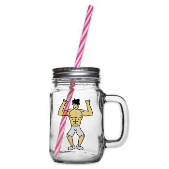 muscle_boy - Bocal à boisson - transparent - Droite