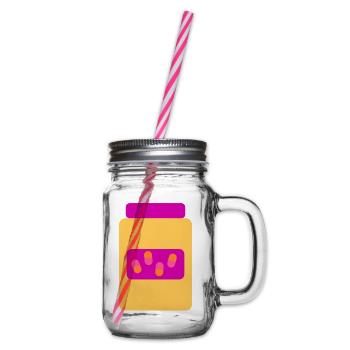 Colorpop Vitaminpillen - Henkelglas mit Schraubdeckel - Klar - Rechts