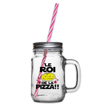 roi de la pizza - Bocal à boisson - transparent - Droite