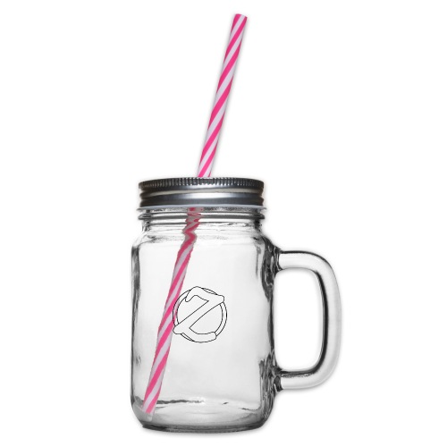 Zachs Error Logo - Glass jar with handle and screw cap