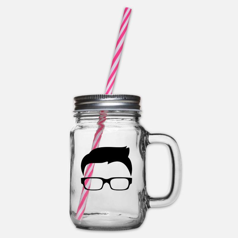 Hipster - Bocal à boisson - transparent