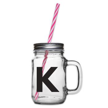 K - Henkelglas mit Schraubdeckel - Klar - Rechts