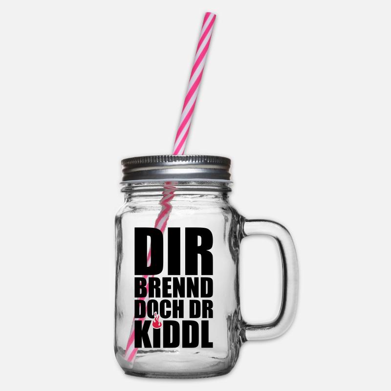 Kiddl - Henkelglas mit Schraubdeckel - Klar