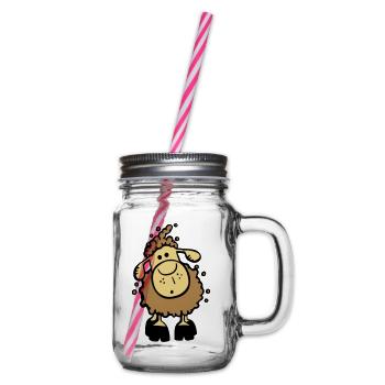 Mignon Mouton - Bocal à boisson - transparent - Droite