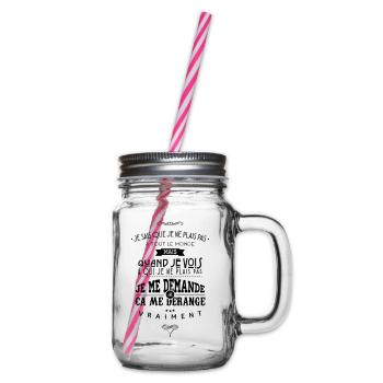 Citations made in Belgique - Bocal à boisson - transparent - Droite