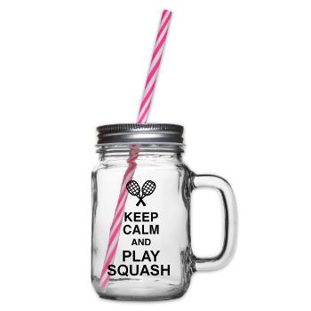 Squash Sport Game Match Champion Victory - Bocal à boisson - transparent - Droite
