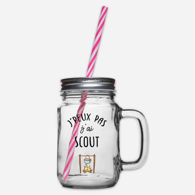 J'peux pas j'ai scout - Bocal à boisson - transparent