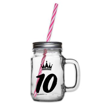 10 Krone - Henkelglas mit Schraubdeckel - Klar - Rechts