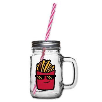 Cool Pommes Frites - Henkelglas mit Schraubdeckel - Klar - Rechts