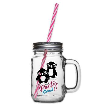 Penguin Friends Party Crew - Bocal à boisson - transparent - Droite