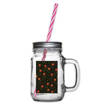 Motif Tulipe - Bocal à boisson - transparent - Droite