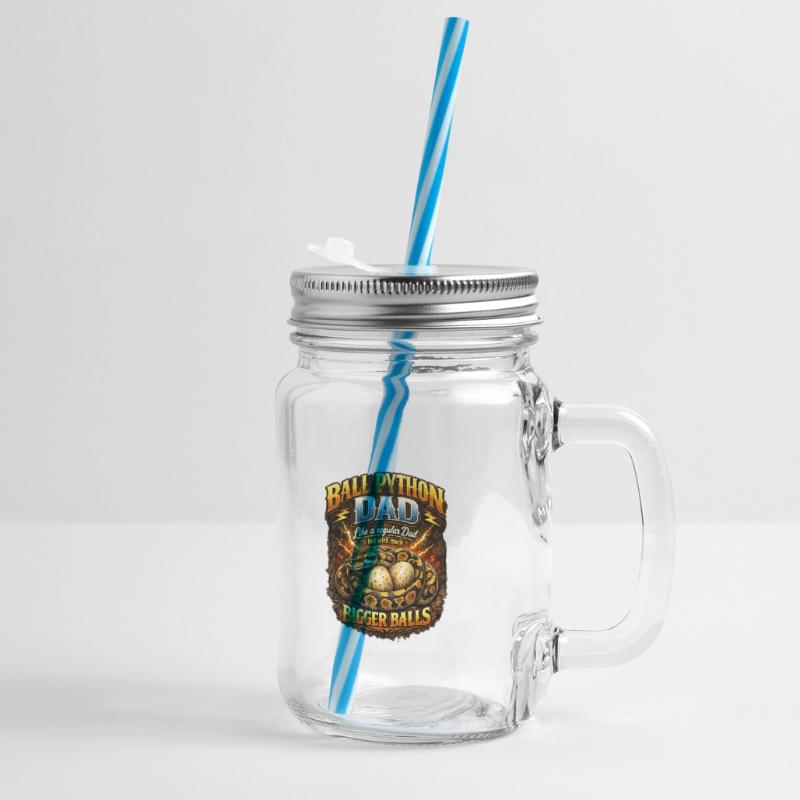 Ball Python Dad Größere Eier Königspython Besitzer Henkelglas mit Schraubdeckel