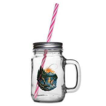 Angler - Henkelglas mit Schraubdeckel - Klar - Rechts