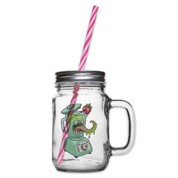 Monster Standmixer - Henkelglas mit Schraubdeckel - Klar - Rechts