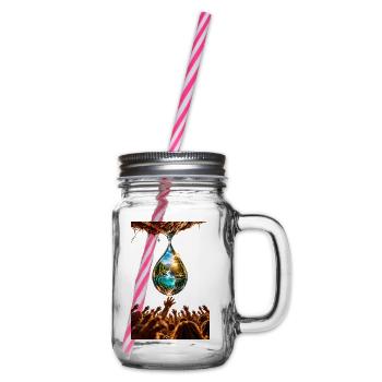 "The last drop" - Henkelglas mit Schraubdeckel - Klar - Rechts