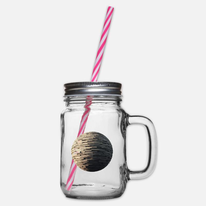 Sphère de pierre - Bocal à boisson - transparent