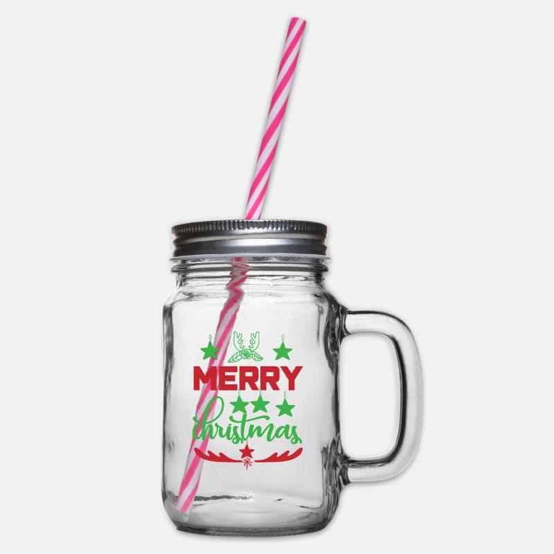 xmas x-mas Noël - Bocal à boisson - transparent