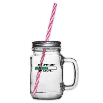 infirmier en cours - Bocal à boisson - transparent - Droite