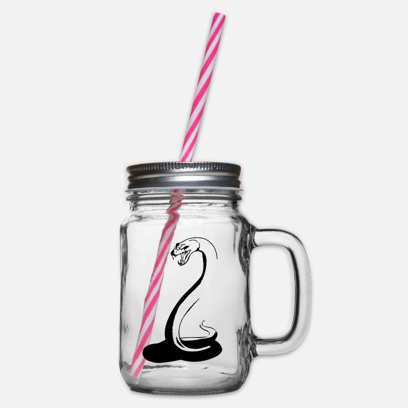 serpent - Bocal à boisson - transparent