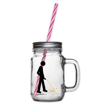 Pee - Henkelglas mit Schraubdeckel - Klar - Rechts