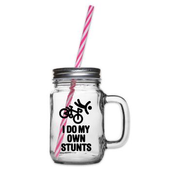 I do my own stunts - racing bicycle - Bocal à boisson - transparent - Droite