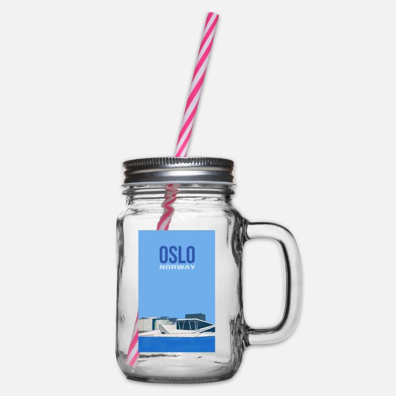 Oslo Norvège - Bocal à boisson - transparent