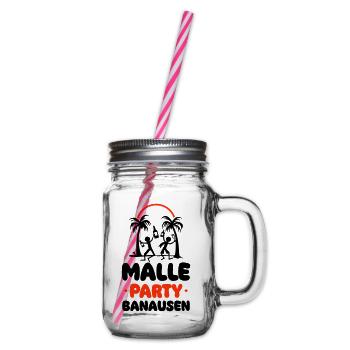 Malle Party Banausen Mallorca - Bocal à boisson - transparent - Droite