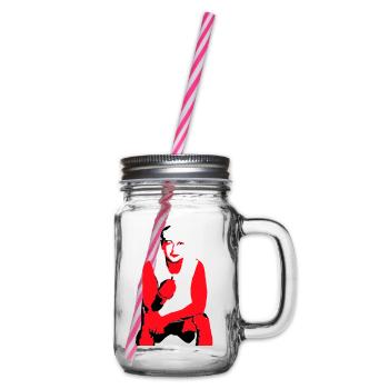 Frère - Bocal à boisson - transparent - Droite