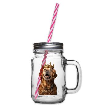 Golden retriever - Bocal à boisson - transparent - Droite
