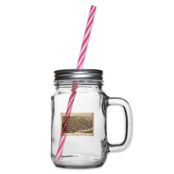 Knoxville 1886 - Glass jar with handle and screw cap - clear - Right