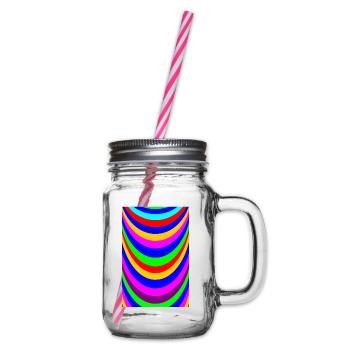 Out To Get Me - Glass jar with handle and screw cap - clear - Right