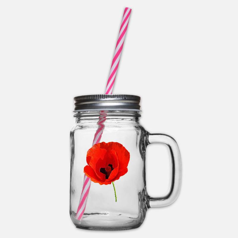 Coquelicot - Bocal à boisson - transparent