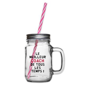 Le meilleur Coach de tous les temps ! - Bocal à boisson - transparent - Droite