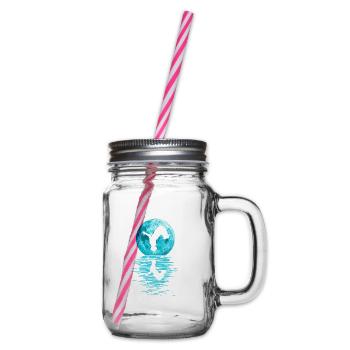Parkour, Freerunning, Street Workout, Acrobatic - Glass jar with handle and screw cap - clear - Right