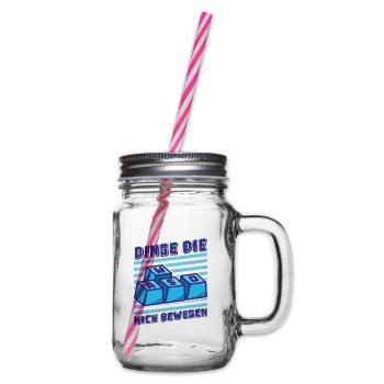 IT, PC Accessories Storage Devices Evolution Computer - Glass jar with handle and screw cap - clear - Right