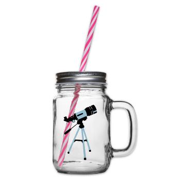 Telescope, Astronomy - télescope - Bocal à boisson - transparent - Droite