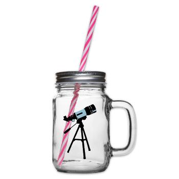 Telescope, Astronomy - télescope - Bocal à boisson - transparent - Droite