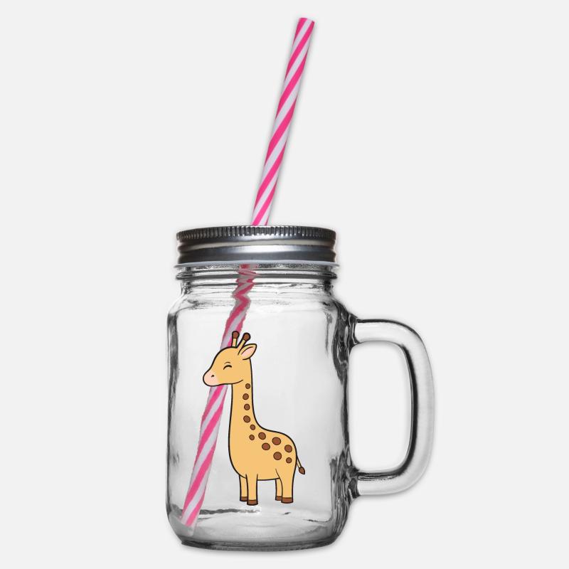 Girafe - Bocal à boisson - transparent