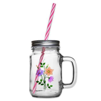 Fleur - Bocal à boisson - transparent - Droite