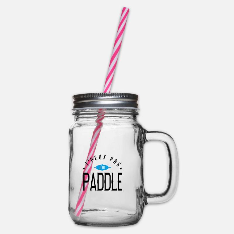 J'peux pas j'ai Paddle cadeau sport paddle surf - Bocal à boisson - transparent